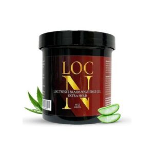 LOC N GEL LOC Twists Braids Wave Edge Gel 16 OZ. -Extra Hold-